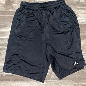 Men's Black Jordan Athletic Shorts, XL